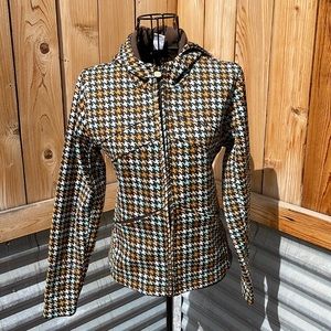 Burton Snowboards Full-Zip Houndstooth Jacket - Women’s size Small